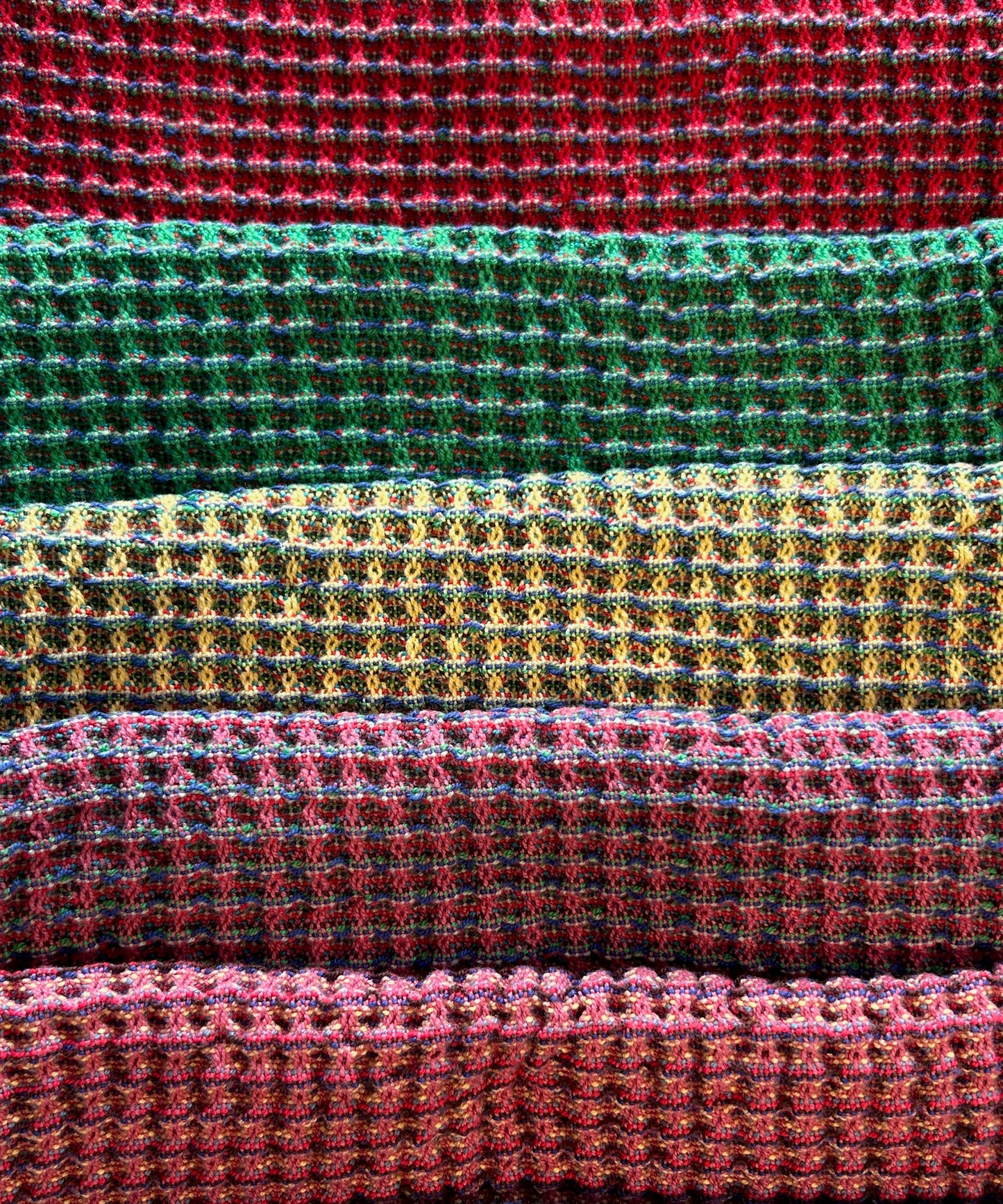 Handwoven Waffle Weave Dish Towel