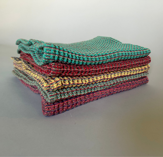 Handwoven Waffle Weave Dish Towel