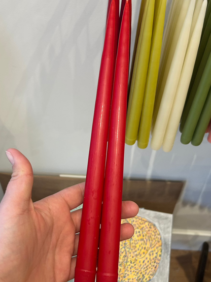 Hand Dipped 13" Taper Candles